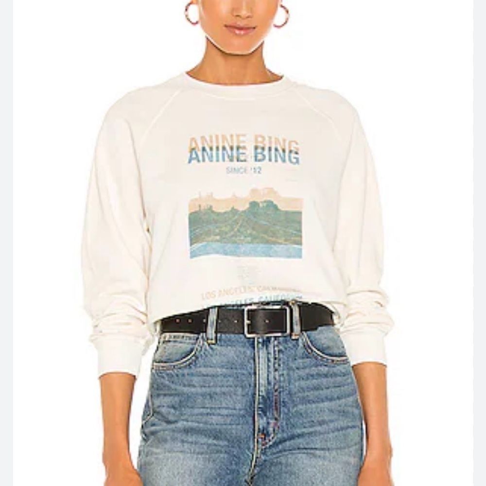 Anine Bing Arlo Desert Road Sweatshirt